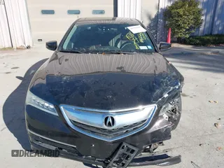 2015 Acura TLX Tech with VIN 19UUB1F51FA014434, listed as a IAAI auction lot 40791595 with 104,757 mi miles. Bid and sale history available at carsss.com. Image 12.