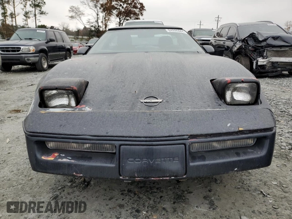 1986 Chevrolet Corvette with VIN 1G1YY0782G5120329, listed as a Copart auction lot 84996684 with 0 mi miles and Clean Title. Bid and sale history available at carsss.com. Image 5.