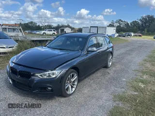 2017 BMW 3 Series 330i xDrive with VIN WBA8K3C38HA022948, listed as a Copart auction lot 80992084 with 34,232 mi miles and Clean Title. Bid and sale history available at carsss.com. Image 2.
