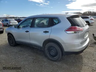 2016 Nissan Rogue SV with VIN KNMAT2MV4GP599449, listed as a Copart auction lot 43817365 with 163,844 mi miles and Salvage Title. Bid and sale history available at carsss.com. Image 2.
