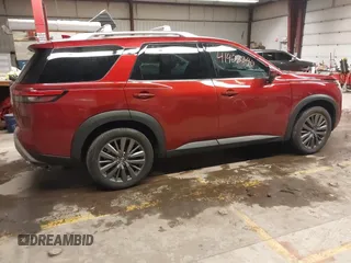 2023 Nissan Pathfinder SL with VIN 5N1DR3CD7PC230257, listed as a IAAI auction lot 41403340 with 22,698 mi miles and . Bid and sale history available at DreamBid. Image 14.