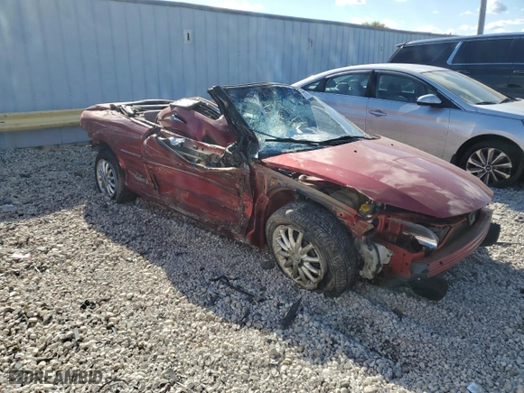 2002 Chrysler Sebring LXi with VIN 1C3EL55R42N332910, listed as a Copart auction lot 77393674 with 0 mi miles and Non Repairable. Bid and sale history available at carsss.com. Image 4.