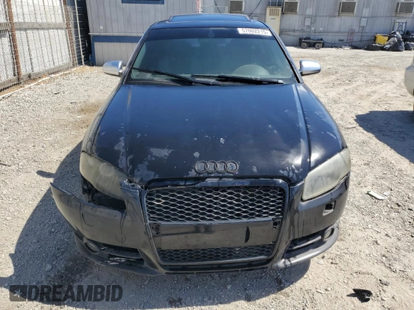 2006 Audi S4 z VIN WAUGL78E56A198119, wystawiony jako Copart lot #57002215 z przebiegiem Nie podano mil oraz Szkoda całkowita • Salvage title. Historia ofert i sprzedaży dostępna na DreamBid. Obrazek 5.