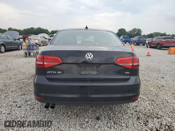 2015 Volkswagen Jetta SE with VIN 3VWD17AJXFM325546, listed as a Copart auction lot 62330395 with 119,727 mi miles and Salvage title. Bid and sale history available at DreamBid. Image 6.