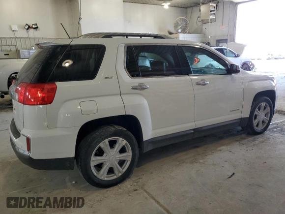 2017 GMC Terrain SLT z VIN 2GKFLUEK3H6268910, wystawiony jako Copart lot #52086525 z przebiegiem 105 030 mil mil oraz Szkoda całkowita • Salvage title. Historia ofert i sprzedaży dostępna na DreamBid. Obrazek 3.