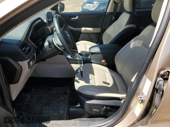 2020 Ford Escape Titanium with VIN 1FMCU9J90LUA49890, listed as a Copart auction lot 57228065 with 24,283 mi miles and Salvage title. Bid and sale history available at DreamBid. Image 7.
