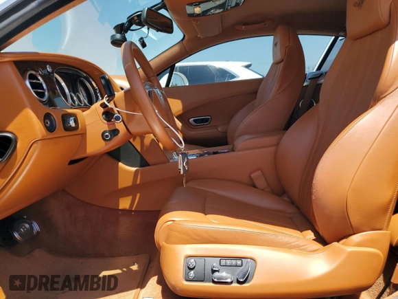 2013 Bentley Continental GT with VIN SCBFT7ZA5DC081820, listed as a Copart auction lot 52598954 with 25,484 mi miles and . Bid and sale history available at DreamBid. Image 7.