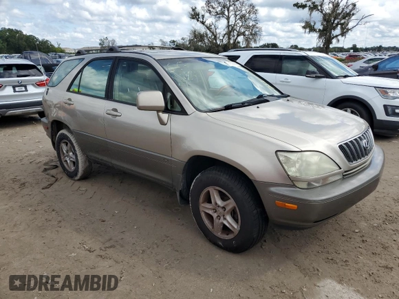 2001 Lexus RX 300 with VIN JTJGF10U210089459, listed as a Copart auction lot 74503754 with 0 mi miles and Non Repairable. Bid and sale history available at carsss.com. Image 4.