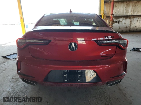 2023 Acura TLX Advance with VIN 19UUB6F68PA004538, listed as a Copart auction lot 66206275 with Not provided miles and Salvage title. Bid and sale history available at DreamBid. Image 6.