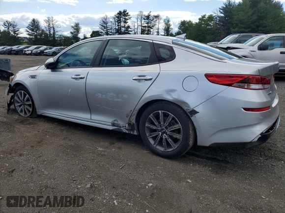 2019 Kia Optima LX with VIN 5XXGT4L34KG362398, listed as a Copart auction lot 57836525 with 40,578 mi miles and Salvage title. Bid and sale history available at DreamBid. Image 2.