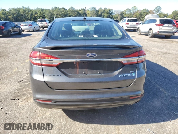 2017 Ford Fusion Hybrid SE with VIN 3FA6P0LU0HR374551, listed as a Copart auction lot 84612714 with 121,991 mi miles and Salvage title. Bid and sale history available at DreamBid. Image 6.
