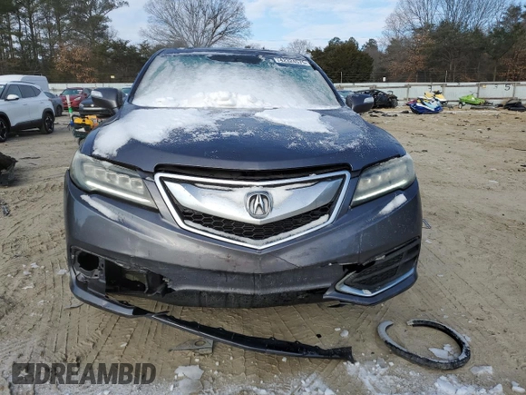 2017 Acura RDX with VIN 5J8TB3H36HL004752, listed as a Copart auction lot 42324575 with 142,586 mi miles and Salvage Title. Bid and sale history available at carsss.com. Image 5.