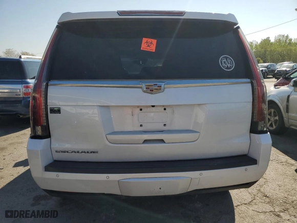 2016 Cadillac Escalade Premium Collection with VIN 1GYS3CKJ9GR341145, listed as a Copart auction lot 70663854 with 127,468 mi miles and Salvage Title. Bid and sale history available at carsss.com. Image 6.