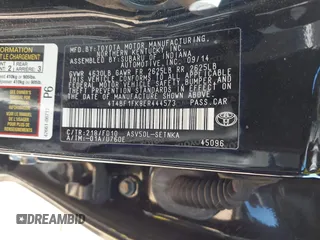 2014 Toyota Camry L with VIN 4T4BF1FK8ER444573, listed as a IAAI auction lot 41815381 with 162,662 mi miles. Bid and sale history available at carsss.com. Image 9.