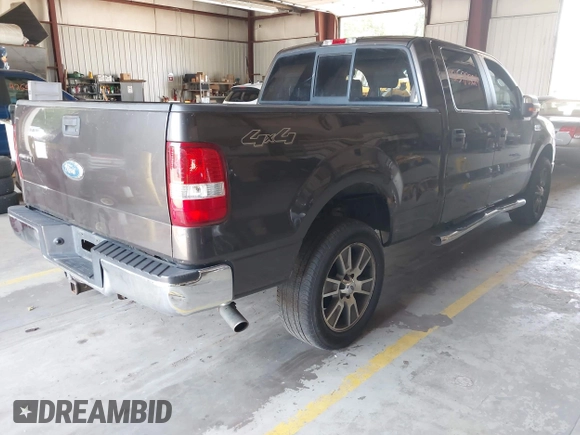 2007 Ford F-150 XLT with VIN 1FTRW14W57FB55306, listed as a IAAI auction lot 42588224 with 161,026 mi miles and . Bid and sale history available at DreamBid. Image 4.
