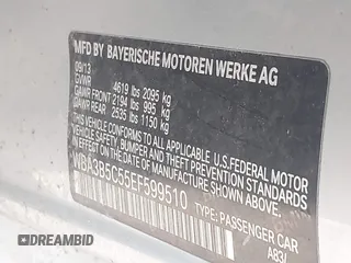 2014 BMW 3 Series 328i xDrive с VIN WBA3B5C55EF599510, выставлен на аукционе IAAI как лот 42333132 с пробегом 180 588 миль миль и . История ставок и продаж доступна на DreamBid. Изображение 9.