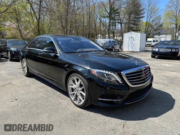 2015 Mercedes-Benz S 550 with VIN WDDUG8CB5FA129871, listed as a Copart auction lot 55213305 with 110,748 mi miles and Clean Title. Bid and sale history available at carsss.com. Image 1.