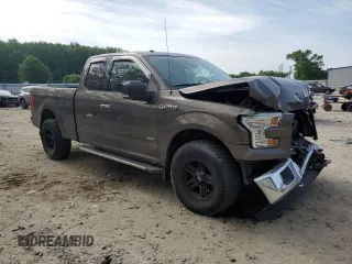 2016 Ford F-150 XLT with VIN 1FTFX1EG2GFB17717, listed as a Copart auction lot 55575825 with 122,867 mi miles and Salvage title. Bid and sale history available at DreamBid. Image 4.