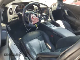 2017 Chevrolet Corvette Grand Sport 1LT with VIN 1G1YW2D78H5112055, listed as a Copart auction lot 70064994 with 36,739 mi miles and Salvage Title. Bid and sale history available at carsss.com. Image 8.