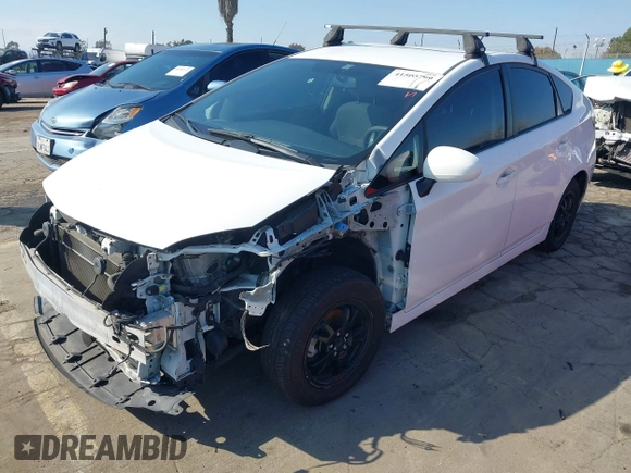 2013 Toyota Prius One with VIN JTDKN3DU9D5636515, listed as a IAAI auction lot 41505799 with 184,600 mi miles. Bid and sale history available at carsss.com. Image 21.