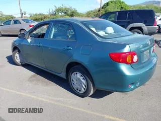2009 Toyota Corolla with VIN 1NXBU40E39Z119288, listed as a IAAI auction lot 40477607 with 76,584 mi miles. Bid and sale history available at carsss.com. Image 3.