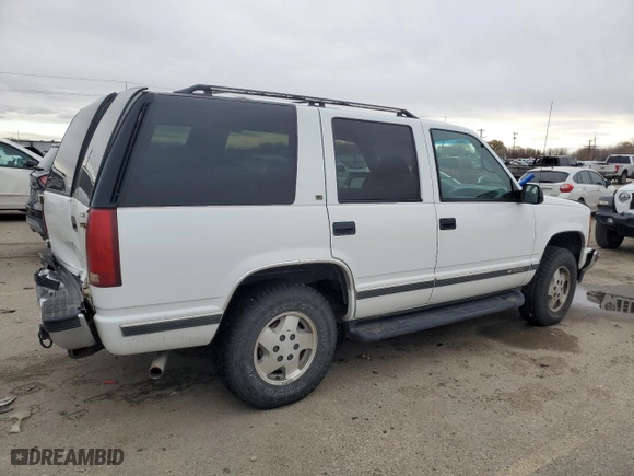 1995 Chevrolet Tahoe with VIN 1GNEK13K8SJ446856, listed as a Copart auction lot 78485824 with 167,005 mi miles and Salvage Title. Bid and sale history available at carsss.com. Image 3.