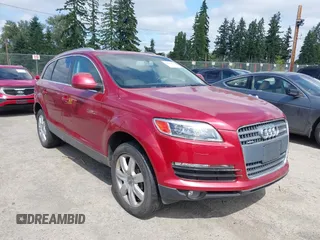 2007 Audi Q7 Premium z VIN WA1BY74L27D087623, wystawiony jako IAAI lot #42599671 z przebiegiem 148 329 mil mil oraz . Historia ofert i sprzedaży dostępna na DreamBid. Obrazek 1.
