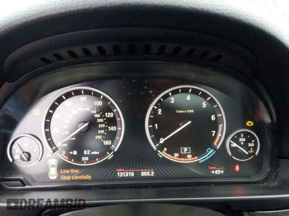 2013 BMW 5 Series 550i xDrive with VIN WBAFU9C50DDY72152, listed as a Copart auction lot 86451254 with 131,319 mi miles and Clean Title. Bid and sale history available at carsss.com. Image 9.