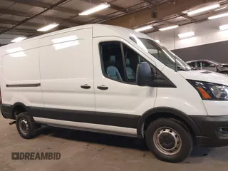 2023 Ford Transit Cargo with VIN 1FTBR1C86PKB37075, listed as a IAAI auction lot 41856721 with 20,540 mi miles. Bid and sale history available at carsss.com. Image 13.