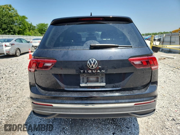2022 Volkswagen Tiguan S с VIN 3VV1B7AX6NM072460, выставлен на аукционе Copart как лот 59528715 с пробегом 55 380 миль миль и Списание • Salvage title. История ставок и продаж доступна на DreamBid. Изображение 6.