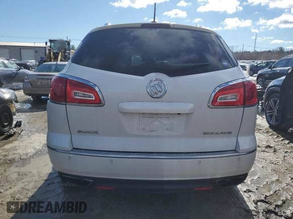 2017 Buick Enclave Leather with VIN 5GAKRBKD2HJ318347, listed as a Copart auction lot 46745585 with Not Provided miles and Salvage Title. Bid and sale history available at DreamBid. Image 6.