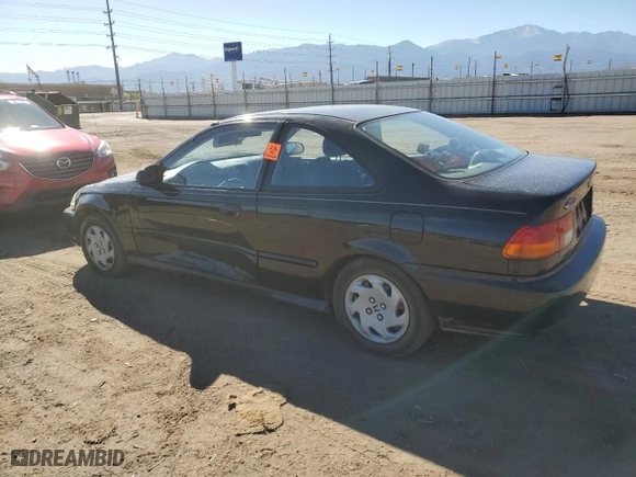 1996 Honda Civic EX with VIN 1HGEJ8249TL064091, listed as a Copart auction lot 76824694 with 0 mi miles and Salvage Title. Bid and sale history available at carsss.com. Image 2.