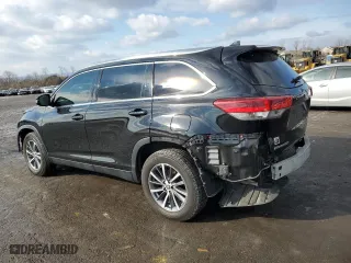 2019 Toyota Highlander SE with VIN 5TDJZRFH9KS628277, listed as a Copart auction lot 89095305 with 78,238 mi miles and Salvage Title. Bid and sale history available at carsss.com. Image 2.