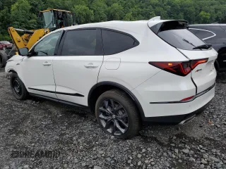 2024 Acura MDX w/A-Spec Package with VIN 5J8YE1H09RL013714, listed as a Copart auction lot 64440054 with 7,361 mi miles and Salvage Title. Bid and sale history available at carsss.com. Image 2.