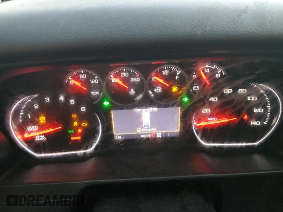 2021 Chevrolet Silverado 1500 LT with VIN 3GCUYDET2MG212792, listed as a Copart auction lot 72197924 with 80,770 mi miles and Salvage Title. Bid and sale history available at carsss.com. Image 9.