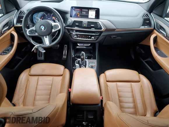 2019 BMW X3 M40i with VIN 5UXTS3C55K0Z07974, listed as a Copart auction lot 52582205 with 71,739 mi miles and Salvage Title. Bid and sale history available at DreamBid. Image 8.