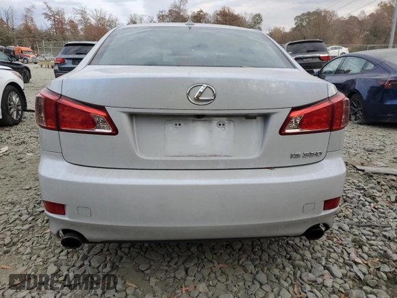 2011 Lexus IS 350 with VIN JTHBE5C2XB5027862, listed as a Copart auction lot 79698834 with 141,462 mi miles and Salvage Title. Bid and sale history available at carsss.com. Image 6.