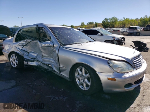 2004 Mercedes-Benz S-Class 4.3L with VIN WDBNG83JX4A423297, listed as a Copart auction lot 71745934 with 171,960 mi miles and Salvage Title. Bid and sale history available at carsss.com. Image 4.