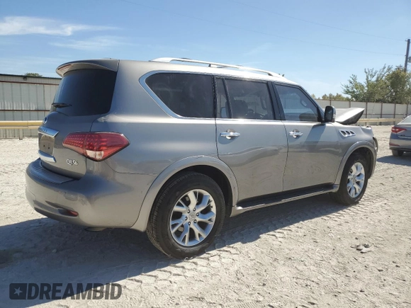 2013 Infiniti QX56 with VIN JN8AZ2NF4D9530738, listed as a Copart auction lot 77747064 with 139,338 mi miles and Salvage Title. Bid and sale history available at carsss.com. Image 3.