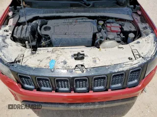 2020 Jeep Compass Trailhawk with VIN 3C4NJDDB5LT177298, listed as a Copart auction lot 61922045 with 108,619 mi miles and Salvage title. Bid and sale history available at DreamBid. Image 12.