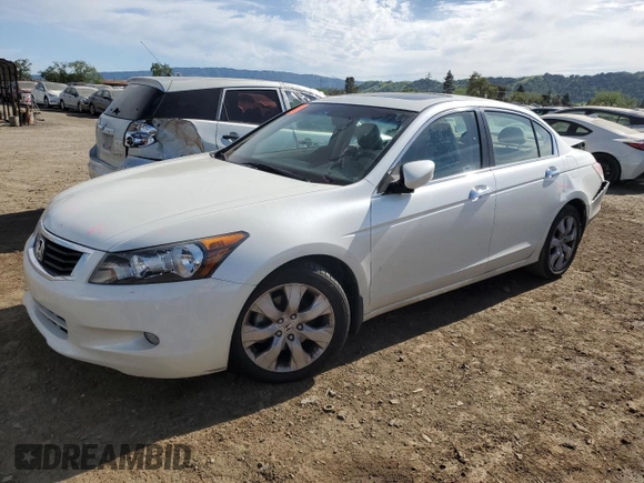 2010 Honda Accord Sdn EX-L with VIN 1HGCP3F84AA010213, listed as a Copart auction lot 52984445 with 94,418 mi miles and Salvage Title. Bid and sale history available at carsss.com. Image 1.