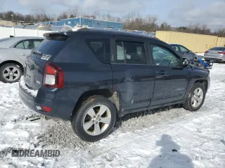 2015 Jeep Compass High Altitude Edition with VIN 1C4NJDEB1FD148051, listed as a Copart auction lot 45694585 with 117,149 mi miles and Salvage Title. Bid and sale history available at carsss.com. Image 3.