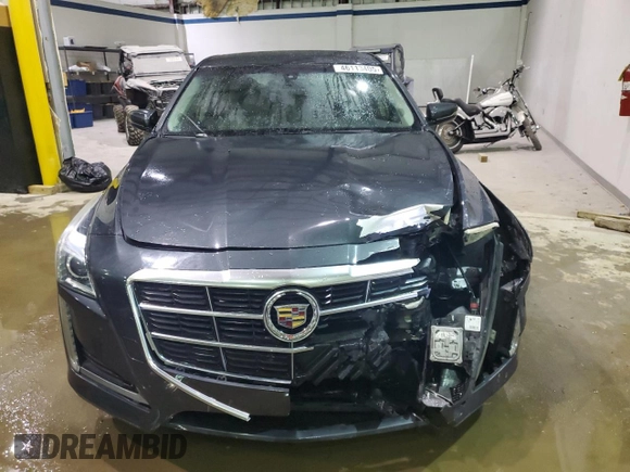 2014 Cadillac CTS Sedan RWD with VIN 1G6AP5SXXE0197759, listed as a Copart auction lot 46113405 with 91,427 mi miles and Non Repairable. Bid and sale history available at carsss.com. Image 5.