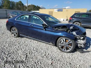 2021 Mercedes-Benz C 300 with VIN W1KWF8EB4MR606541, listed as a Copart auction lot 83422864 with 40,409 mi miles and Salvage Title. Bid and sale history available at carsss.com. Image 4.