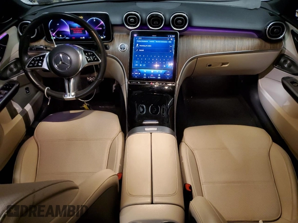 2024 Mercedes-Benz C 300 with VIN W1KAF4HBXRR158103, listed as a Copart auction lot 45089885 with Not Provided miles and Salvage Title. Bid and sale history available at DreamBid. Image 8.