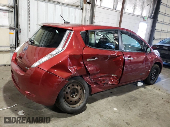 2015 Nissan LEAF SV with VIN 1N4AZ0CP3FC308330, listed as a Copart auction lot 66829723 with 97,130 mi miles. Bid and sale history available at carsss.com. Image 3.