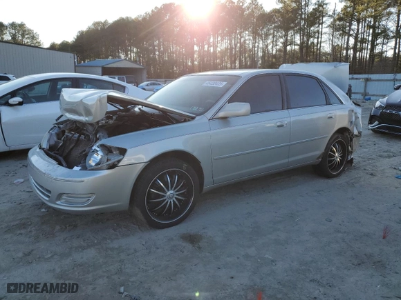 2001 Toyota Avalon XL w/Bucket Seats with VIN 4T1BF28B11U173931, listed as a Copart auction lot 46430435 with 176,618 mi miles and Non Repairable. Bid and sale history available at carsss.com. Image 1.