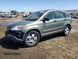 2009 Honda CR-V LX z VIN 5J6RE38389L002173, wystawiony jako Copart lot #58443535 z przebiegiem 124 346 mil mil oraz Szkoda całkowita • Salvage title. Historia ofert i sprzedaży dostępna na DreamBid. Obrazek 1.