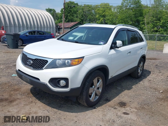 2013 Kia Sorento EX with VIN 5XYKUDA61DG384037, listed as a IAAI auction lot 42449718 with 173,688 mi miles and . Bid and sale history available at DreamBid. Image 2.