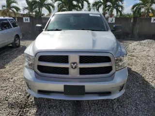 2017 Ram 1500 Express with VIN 1C6RR7KG2HS732427, listed as a Copart auction lot 77602404 with 105,715 mi miles and Salvage title. Bid and sale history available at DreamBid. Image 5.